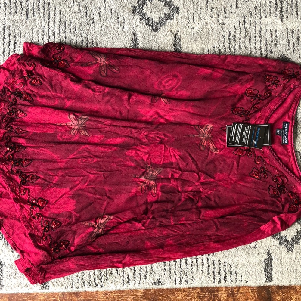 New With Tags Greater Good Long Sleeve Flowy Top